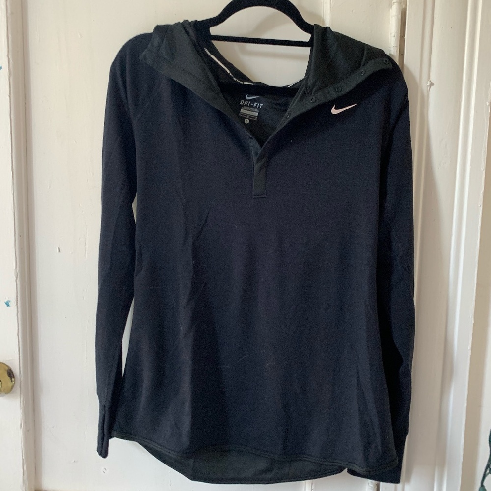 Nike 3/4 Button up Hoodie